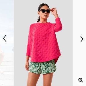 Tuckernuck Azalea Quilted Crewneck Pullover
TUCK SPORT Size small